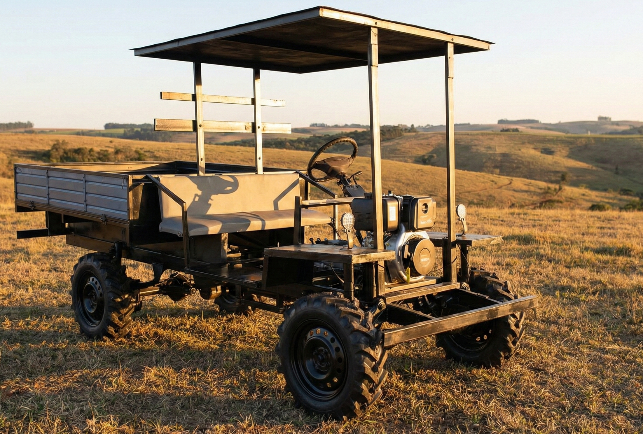 Carreta 4x2 diesel 10 hp